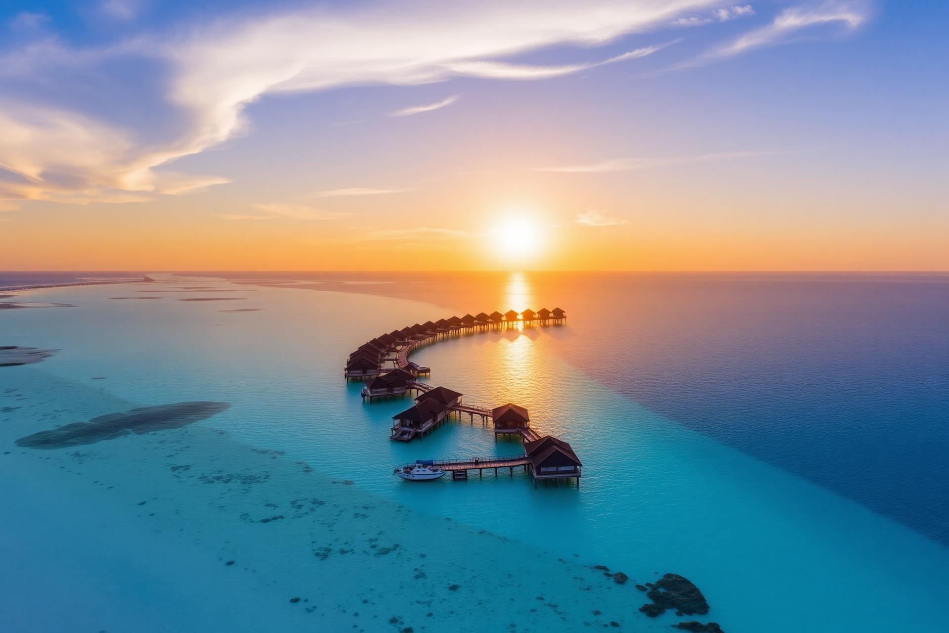 Maldives lagoon